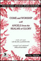 Come and Worship with Angels -with- Angels from the Realms of Glory SATB choral sheet music cover